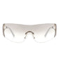 Rectangle Rimless CHIC Rhinestone Sleek Sunglasses