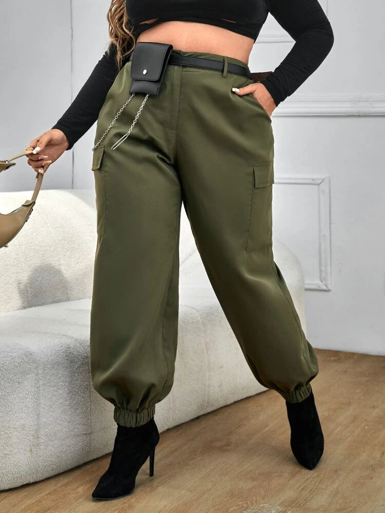 Army Cargo Flap Pocket Baggy Pants