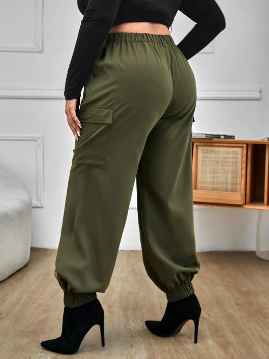 Army Cargo Flap Pocket Baggy Pants