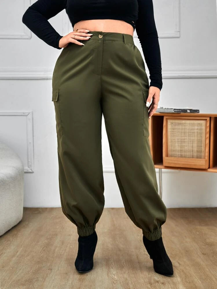 Army Cargo Flap Pocket Baggy Pants